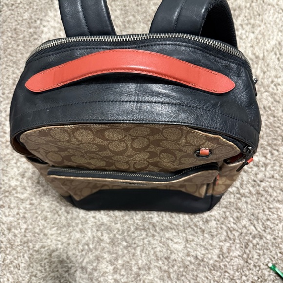 Coach Tan and Black Backpack - Picture 3 of 3